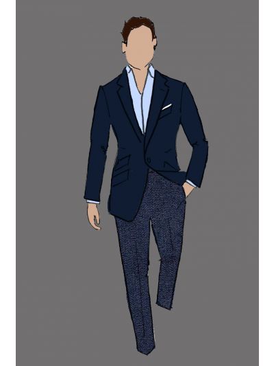 182157 - Uniform Pant Male Jeans Dark Wash Frame (Indoor F&B & Star Service)